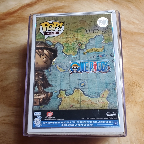 Funko Pop! One Piece: Monkey D. Luffy Bronze Statue #1900 (EXCLUSIVE!!) - Picture 10 of 10